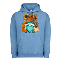 Pigment Pebble Blue Western Fall gnome Urban Hoodie - RanaPortraitStore