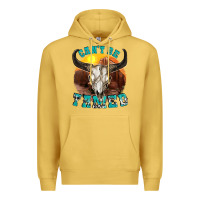 Antique Gold cant be tamed Premium Hoodie - texasbilliewilder