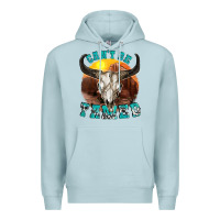 Blue Mist cant be tamed Premium Hoodie - texasbilliewilder