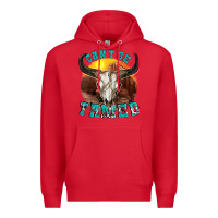 Red cant be tamed Premium Hoodie - texasbilliewilder
