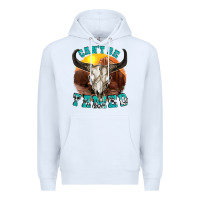 White cant be tamed Premium Hoodie - texasbilliewilder