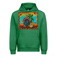 Emerald Western Fall Thanksgiving Turkey Urban Hoodie - RanaPortraitStore