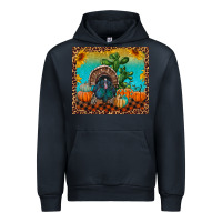 Navy Western Fall Thanksgiving Turkey Urban Hoodie - RanaPortraitStore