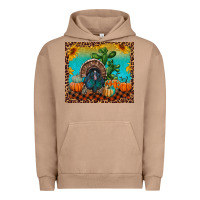 Pigment Burro Western Fall Thanksgiving Turkey Urban Hoodie - RanaPortraitStore