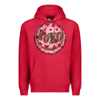 Cardinal Western valentine's day xoxo round earrings Premium Hoodie - RanaPortraitStore