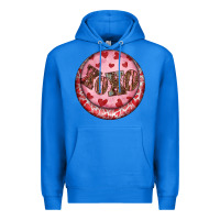 True Royal Western valentine's day xoxo round earrings Premium Hoodie - RanaPortraitStore