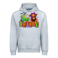 Heather Grey Boo Heifer baby Cow Urban Hoodie - RanaPortraitStore