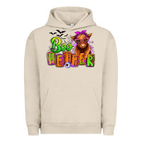 Pigment French Oak Boo Heifer baby Cow Urban Hoodie - RanaPortraitStore