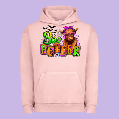 Boo Heifer Baby Cow Urban Hoodie Designed By Ranaportraitstore