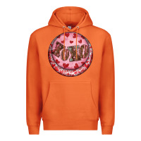 Carrot Western valentine's day xoxo round earrings Premium Hoodie - RanaPortraitStore