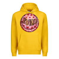 Lemon Western valentine's day xoxo round earrings Premium Hoodie - RanaPortraitStore