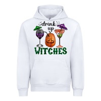 White Drink Up Witches Halloween Urban Hoodie - RanaPortraitStore