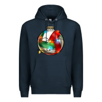 Navy christmas  volleyball Premium Hoodie - Zillion Design Studio