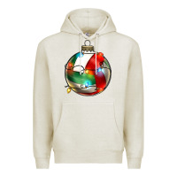 Oatmeal Heather christmas  volleyball Premium Hoodie - Zillion Design Studio