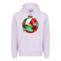 Lilac christmas  volleyball Premium Hoodie - Zillion Design Studio