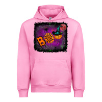 Fuchsia Pink Boo Halloween Urban Hoodie - RanaPortraitStore