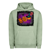Pigment Oil Green Boo Halloween Urban Hoodie - RanaPortraitStore