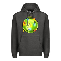 Charcoal Heather christmas  tennis Premium Hoodie - Zillion Design Studio