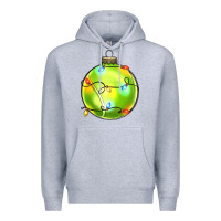 Heather Grey christmas  tennis Premium Hoodie - Zillion Design Studio