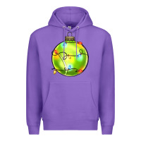 Purple christmas  tennis Premium Hoodie - Zillion Design Studio