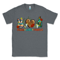Charcoal Heather Peace Love Tequila Classic Tee - BundleAndBundleShop