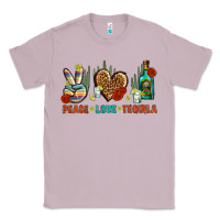 Lilac Peace Love Tequila Classic Tee - BundleAndBundleShop