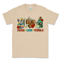 Mushroom Peace Love Tequila Classic Tee - BundleAndBundleShop