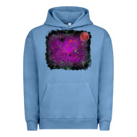 Pigment Pebble Blue Halloween background Urban Hoodie - RanaPortraitStore