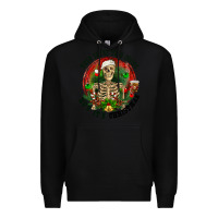Black When you're dead inside but it's christmas Premium Hoodie - RanaPortraitStore