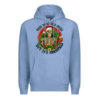 Colony Blue When you're dead inside but it's christmas Premium Hoodie - RanaPortraitStore