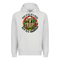 Dove Grey When you're dead inside but it's christmas Premium Hoodie - RanaPortraitStore