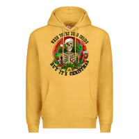 Mustard When you're dead inside but it's christmas Premium Hoodie - RanaPortraitStore