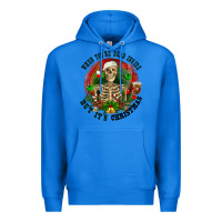 True Royal When you're dead inside but it's christmas Premium Hoodie - RanaPortraitStore