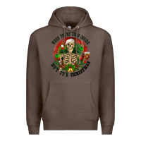Coffee When you're dead inside but it's christmas Premium Hoodie - RanaPortraitStore