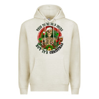 Oatmeal Heather When you're dead inside but it's christmas Premium Hoodie - RanaPortraitStore