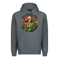 Rock When you're dead inside but it's christmas Premium Hoodie - RanaPortraitStore