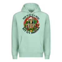 Seafoam When you're dead inside but it's christmas Premium Hoodie - RanaPortraitStore