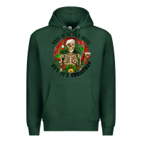 Sports Green When you're dead inside but it's christmas Premium Hoodie - RanaPortraitStore