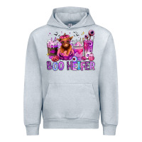 Heather Grey Halloween boo Heifer coffee cups Urban Hoodie - RanaPortraitStore
