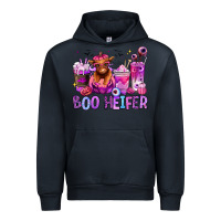 Navy Halloween boo Heifer coffee cups Urban Hoodie - RanaPortraitStore
