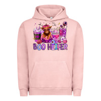 Pigment Salmon Halloween boo Heifer coffee cups Urban Hoodie - RanaPortraitStore