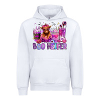 White Halloween boo Heifer coffee cups Urban Hoodie - RanaPortraitStore