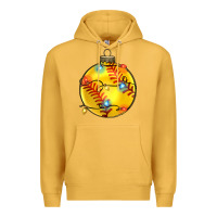 Mustard christmas  softball Premium Hoodie - Zillion Design Studio