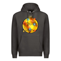 Smoke christmas  softball Premium Hoodie - Zillion Design Studio