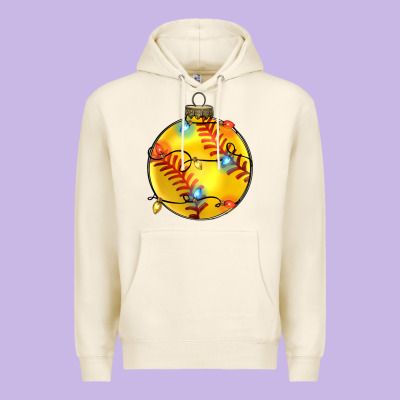 Christmas  Softball Premium Hoodie Designed By Zillion Design Studio