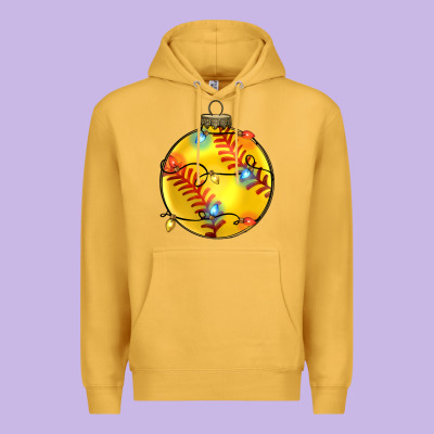 Christmas  Softball Premium Hoodie Designed By Zillion Design Studio