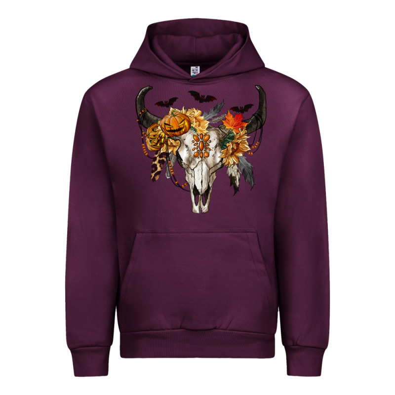Halloween Bull Skull Urban Hoodie by RanaPortraitStore | Teevron