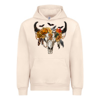 Sandshell Halloween Bull Skull Urban Hoodie - RanaPortraitStore