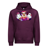 Mauve Wine Halloween ghost Heifer Urban Hoodie - RanaPortraitStore