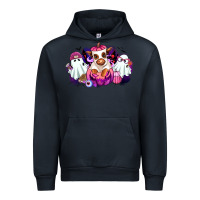 Navy Halloween ghost Heifer Urban Hoodie - RanaPortraitStore